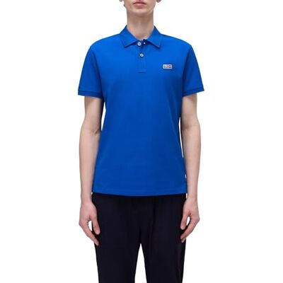 Napapijri Man Ruggy poloshirt met korte mouwen BLAUWE LAPIS M Napapijri Man Ruggy poloshirt met korte mouwen BLAUWE LAPIS M