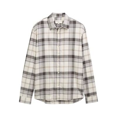 Tom Tailor Denim heren overhemd, 38432 Off White Check, L Tom Tailor Denim heren overhemd, 38432 Off White Check, L