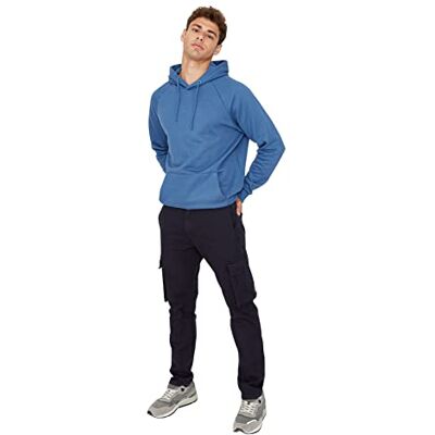 Trendyol Mannen plus grootte skinny broek, marine blauw, 44, marineblauw, 54/Grote maten Trendyol Mannen plus grootte skinny broek, marine blauw, 44, marineblauw, 54/Grote maten
