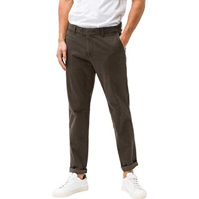 Brax Everest Chino voor heren in triplestone-kwaliteit broek, dark green, 56W x 34L Brax Everest Chino voor heren in triplestone-kwaliteit broek, dark green, 56W x 34L