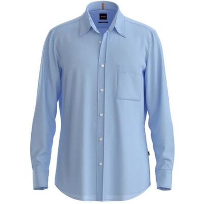 Boss Heren Relegant_6_M 10267858 01 shirt, open blauw 460, Boss Heren Relegant_6_M 10267858 01 shirt, open blauw 460,