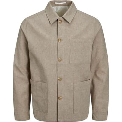 JACK & JONES Mannelijke hybride blazer JPRRIVIERA Slim Fit Blazer, beige, L JACK & JONES Mannelijke hybride blazer JPRRIVIERA Slim Fit Blazer, beige, L