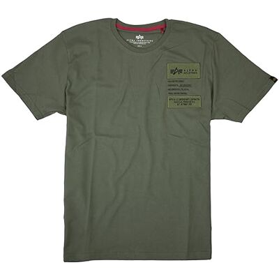 Alpha Patch T LF T-shirt voor heren Dark Olive Alpha Patch T LF T-shirt voor heren Dark Olive