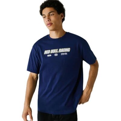 Pepe Jeans Red Bull Racing X Outline Graphic Tee T-shirt, blauw (Eton Blue), XL heren, Blauw (Eton Blue), XL Pepe Jeans Red Bull Racing X Outline Graphic Tee T-shirt, blauw (Eton Blue), XL heren, Blauw (Eton Blue), XL