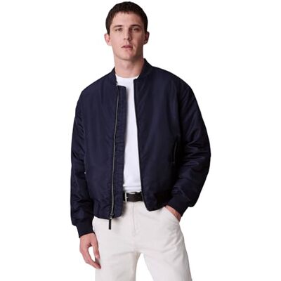 Calvin Jeans Heren LS NYLON BOMBER JAS LV04RC526G jassen, blauw (donker saffier), XL, Blauw (Donker Saffier), XL Calvin Jeans Heren LS NYLON BOMBER JAS LV04RC526G jassen, blauw (donker saffier), XL, Blauw (Donker Saffier), XL
