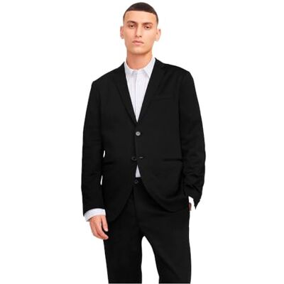 JACK & JONES Jjejaxon Jersey Blazer, Zwart/pasvorm: slim fit., 50 JACK & JONES Jjejaxon Jersey Blazer, Zwart/pasvorm: slim fit., 50