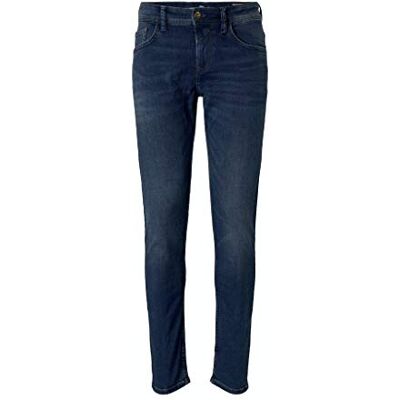 Tom Tailor Denim Slim Piers Jeans voor heren, 10119 Used Mid Stone Blue Denim, 33W / 32L Tom Tailor Denim Slim Piers Jeans voor heren, 10119 Used Mid Stone Blue Denim, 33W / 32L