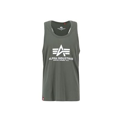Alpha Basic BB tanktop voor heren Dark Olive Alpha Basic BB tanktop voor heren Dark Olive