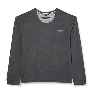 Ted Baker Supersoft Jersey Longsleeve Donkergrijs Marl, Donker Grijs Marl, S Ted Baker Supersoft Jersey Longsleeve Donkergrijs Marl, Donker Grijs Marl, S