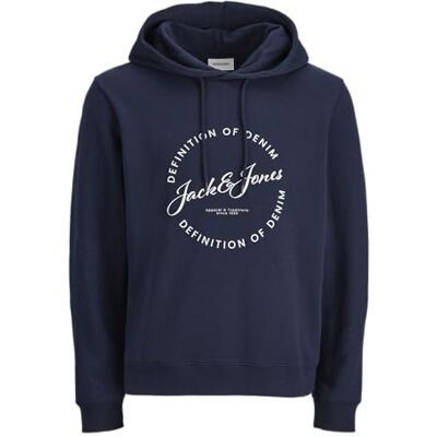 JACK & JONES Jjgrayson Sweat Hood Pls Plus Size, navy blazer, 5XL JACK & JONES Jjgrayson Sweat Hood Pls Plus Size, navy blazer, 5XL