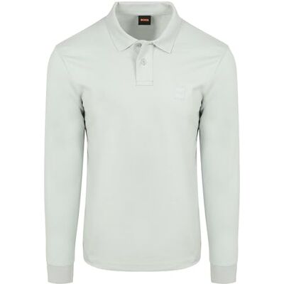 Boss heren polo, Zilver 043, XXL Boss heren polo, Zilver 043, XXL