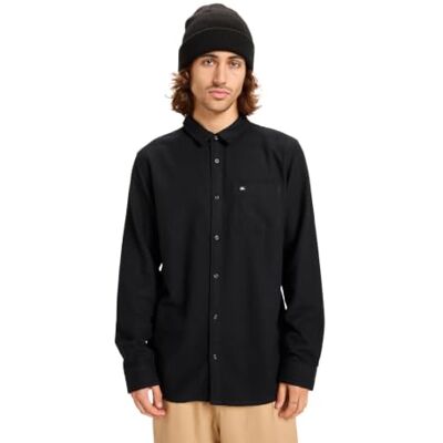 Quiksilver Trui Motherfly Solid LS Shirt Zwart XS Quiksilver Trui Motherfly Solid LS Shirt Zwart XS