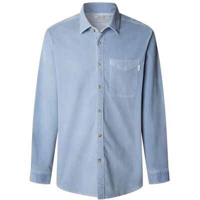 Pepe Jeans Heren Clayton Shirt, blauw (vervaagblauw), S, Blauw (Fade Blue), S Pepe Jeans Heren Clayton Shirt, blauw (vervaagblauw), S, Blauw (Fade Blue), S