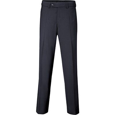 EUREX by Brax Heren Jan Flatfront scheerwolmix broek, Donkerblauw, 50W x 32L EUREX by Brax Heren Jan Flatfront scheerwolmix broek, Donkerblauw, 50W x 32L