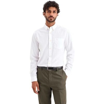 Dockers Signature Stain Def Slim heren Shirt Dockers Signature Stain Def Slim heren Shirt