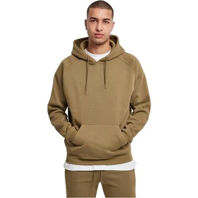 Urban Classics Blanke hoodie Sweatshirt met capuchon heren, tiniolive, L Urban Classics Blanke hoodie Sweatshirt met capuchon heren, tiniolive, L