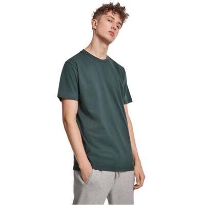 Urban Classics Basic Tee T-shirt flessengroen 100% katoen Basics, Street wear Urban Classics Basic Tee T-shirt flessengroen 100% katoen Basics, Street wear