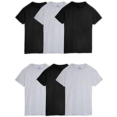 Fruit of the Loom Heren Crew Tee Onderhemden, vochtafvoerend & Tag Free, Ook verkrijgbaar in Big & Tall Fruit of the Loom Heren Crew Tee Onderhemden, vochtafvoerend & Tag Free, Ook verkrijgbaar in Big & Tall