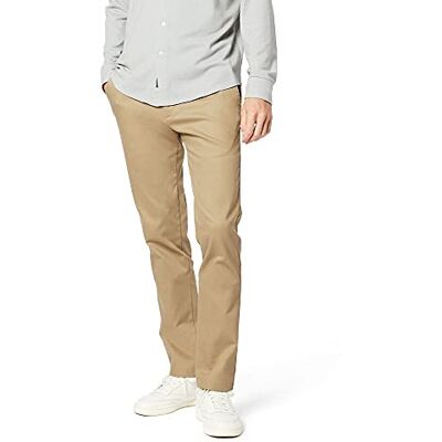 Dockers heren Broek voor vrije tijd Slim Fit Signature Khaki Lux Cotton Stretch Pants Dockers heren Broek voor vrije tijd Slim Fit Signature Khaki Lux Cotton Stretch Pants