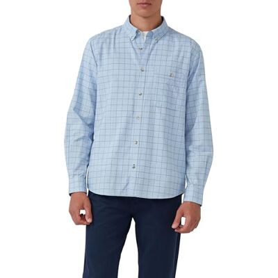 s.Oliver Regular Fit: ruitjeshemd van katoen met button-down kraag, 50N0_lichtblauw, XXL s.Oliver Regular Fit: ruitjeshemd van katoen met button-down kraag, 50N0_lichtblauw, XXL