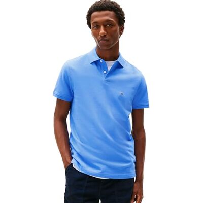 Tommy Hilfiger Short Sleeve Polo Shirts in Regular Fit With Stretch And Organic Pique Cotton heren Poloshirts met korte mouwen in normale pasvorm met stretch en biologisch piqué-katoen Tommy Hilfiger Short Sleeve Polo Shirts in Regular Fit With Stretch And Organic Pique Cotton heren Poloshirts met korte mouwen in normale pasvorm met stretch en biologisch piqué-katoen