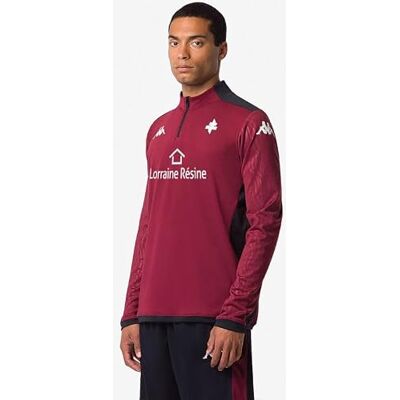Kappa Ablas Pro 8 Fc Metz uniseks-volwassene sweatshirt Kappa Ablas Pro 8 Fc Metz uniseks-volwassene sweatshirt