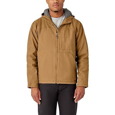 Dickies Heren Sherpa Gevoerde Hooded Duck Jacket Work Utility Bovenkleding Dickies Heren Sherpa Gevoerde Hooded Duck Jacket Work Utility Bovenkleding