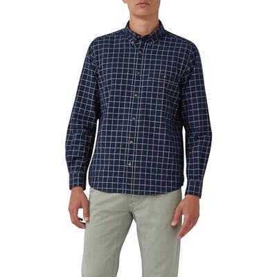 s.Oliver Regular Fit: ruitjeshemd van katoen met button-down kraag, 59n0_navy, XXL s.Oliver Regular Fit: ruitjeshemd van katoen met button-down kraag, 59n0_navy, XXL