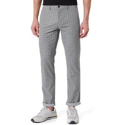 Boss Heren Chino_Slim Broeken, zilver, 33W / 32L Boss Heren Chino_Slim Broeken, zilver, 33W / 32L