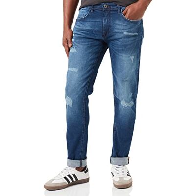 BLEND Jet Slim Fit Mulitiflex Jeans voor heren, 200292/Denim Donkerblauw, 29W / 30L BLEND Jet Slim Fit Mulitiflex Jeans voor heren, 200292/Denim Donkerblauw, 29W / 30L