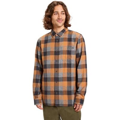 Quiksilver Trui Motherfly Plaid LS Shirt Bruin XS Quiksilver Trui Motherfly Plaid LS Shirt Bruin XS
