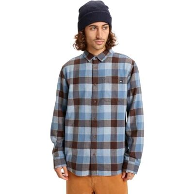 Quiksilver Motherfly Plaid LS Shirt Blauw S Quiksilver Motherfly Plaid LS Shirt Blauw S