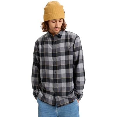 Quiksilver Trui Motherfly Plaid LS Shirt Zwart S Quiksilver Trui Motherfly Plaid LS Shirt Zwart S