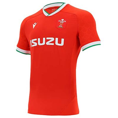 Macron Wales WRU Thuis Authentieke Pro Rugby Shirt - Rugby Shirt Macron Wales WRU Thuis Authentieke Pro Rugby Shirt - Rugby Shirt