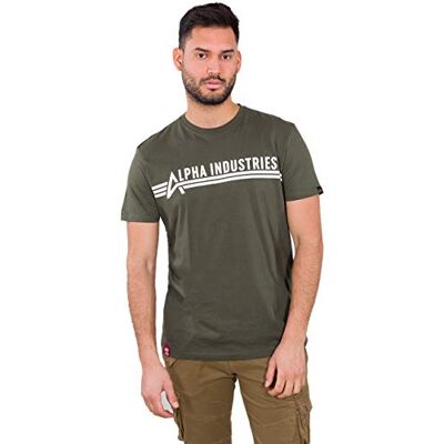 Alpha T Shirt voor Mannen Dark Olive Alpha T Shirt voor Mannen Dark Olive