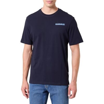 Napapijri Saley T-shirt Blue Marine, Blauw, L Napapijri Saley T-shirt Blue Marine, Blauw, L