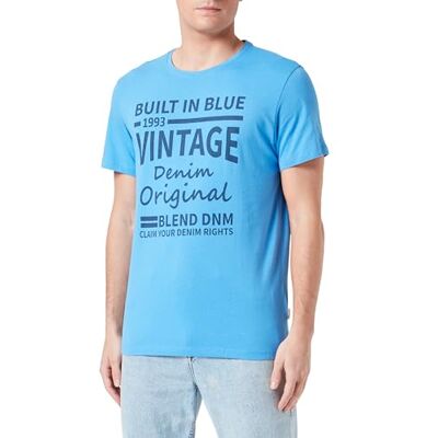 BLEND Heren Tee T-shirt, 184039/Regatta, S, 184039/Regatta, S BLEND Heren Tee T-shirt, 184039/Regatta, S, 184039/Regatta, S