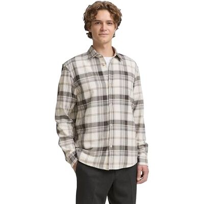 Tom Tailor Denim heren overhemd, 38432 Off White Check, XL Tom Tailor Denim heren overhemd, 38432 Off White Check, XL