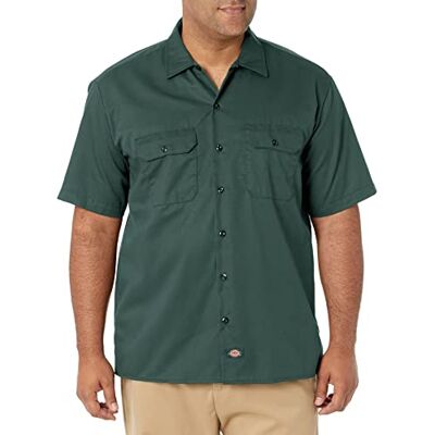 Dickies Mannen korte mouw werk Utility Button Down Shirt Dickies Mannen korte mouw werk Utility Button Down Shirt