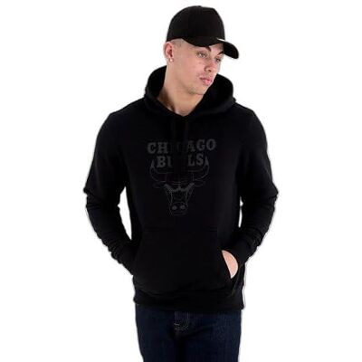New Era Nos Nba Regular Hoody Chibul Blkblk heren Sweater New Era Nos Nba Regular Hoody Chibul Blkblk heren Sweater