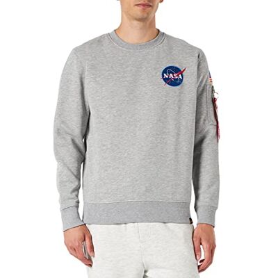 Alpha Space Shuttle Sweatshirt voor heren Grey Heather Alpha Space Shuttle Sweatshirt voor heren Grey Heather