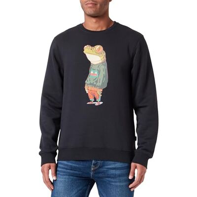 BLEND Sweatshirt voor heren, 194007/Black, XXL BLEND Sweatshirt voor heren, 194007/Black, XXL