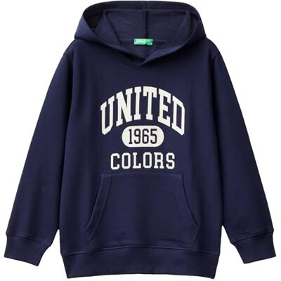Benetton - Print - Donkerblauw - Kids 3XL - Sweatshirt Benetton - Print - Donkerblauw - Kids 3XL - Sweatshirt