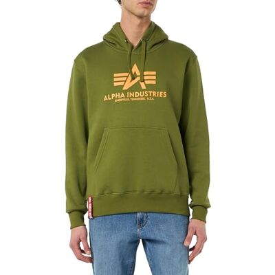 Alpha Basic Hoody voor heren Moss Green Alpha Basic Hoody voor heren Moss Green