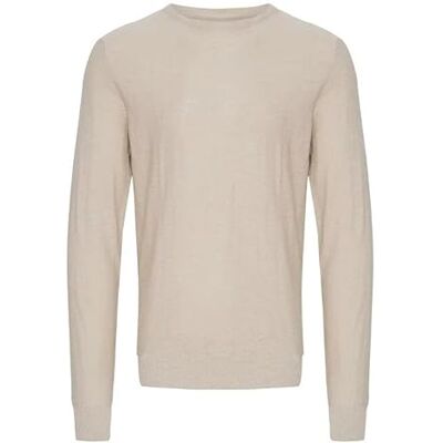 BLEND Knit 200272/Sand Mix, Herentrui, XXL, 200272/zandmix, XXL BLEND Knit 200272/Sand Mix, Herentrui, XXL, 200272/zandmix, XXL