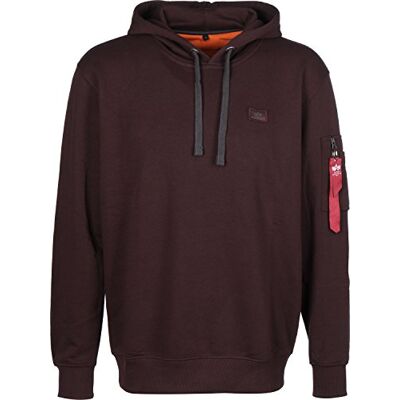 Alpha X-Fit Hoody voor heren Deep Maroon 3XL Alpha X-Fit Hoody voor heren Deep Maroon 3XL