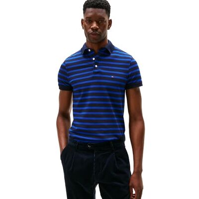 Tommy Hilfiger Short Sleeve Polo Shirts in Slim Fit With Stretch And Organic Pique Cotton heren Poloshirts met korte mouwen in smalle pasvorm met stretch en biologisch piqué-katoen Tommy Hilfiger Short Sleeve Polo Shirts in Slim Fit With Stretch And Organic Pique Cotton heren Poloshirts met korte mouwen in smalle pasvorm met stretch en biologisch piqué-katoen