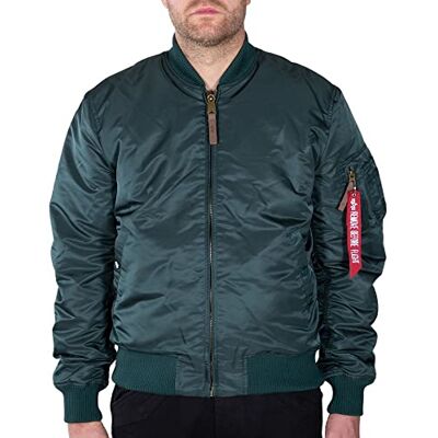 Alpha MA-1 VF 59 bomberjack voor heren Navy Green Alpha MA-1 VF 59 bomberjack voor heren Navy Green