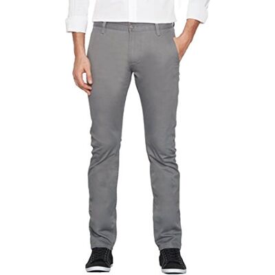 Dockers Herenbroek Bic Alpha Original Skinny-Stretch Twill, Burma Grey, 36W x 34L Dockers Herenbroek Bic Alpha Original Skinny-Stretch Twill, Burma Grey, 36W x 34L