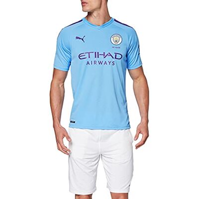 PUMA Agüero Lichtblauw/Paarse XL - Voetbalshirt PUMA Agüero Lichtblauw/Paarse XL - Voetbalshirt